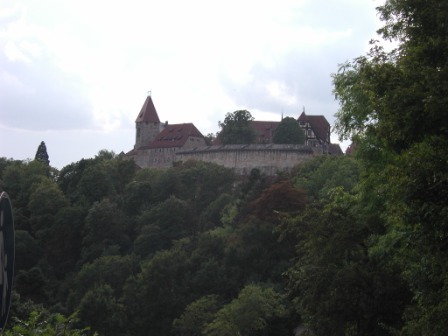 Coburg Fortress from parking lot